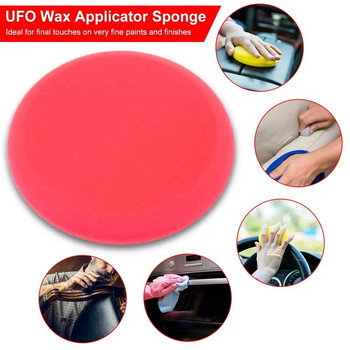 Car Vehicle Wax Polishing Foam Sponge Sponge Hand Soft Wax Sponge Pad Buffer Detailing Care Wash Καθαρή πετσέτα για αυτόματο γυάλισμα