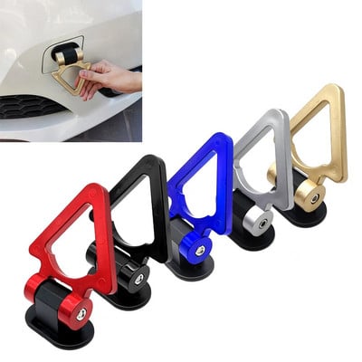 Car Styling Trailer Hooks Sticker Decoration Car Auto Rear Front Trailer Simulation Racing Ring Vehicle Towing Hook