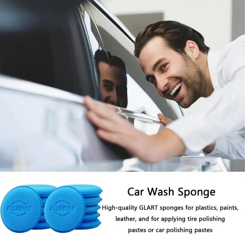 Αυτοκίνητο Στρογγυλό Αποτρίχωση Πολωνικά Σφουγγάρια Αφρού Υψηλής Πυκνότητας Σετ Εφαρμογών Σφουγγάρια Πολυμερισμού και Στίλβωσης Εργαλεία Λεπτομέρειες αυτοκινήτου Πλυντήριο αυτοκινήτων