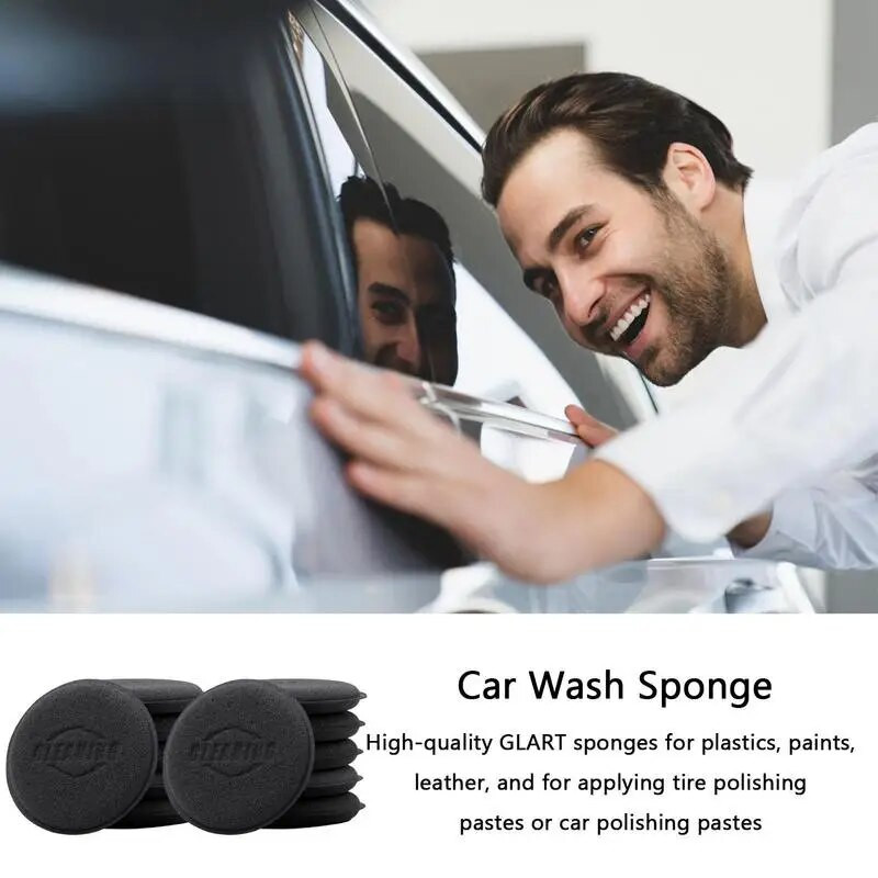 Autode vahatamine Poleerimisvaha Vahtkäsn Aplikaatoripadjad Kätepuhastus Käsn Clean Washer Pesutööriist Autohooldusdetailide tööriistade komplekt