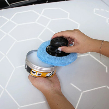 Σφουγγάρι αφρού μικροϊνών για καθαρισμό αυτοκινήτου Polish Pad Home Auto Accessories Car Polishing Pads Applicator Wax Cleaning