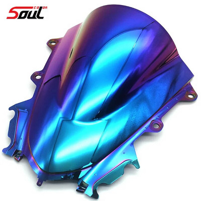 Vjetrobransko staklo motocikla s vizirom odgovara za YAMAHA YZF R125 R15 V3.0 R15M 2017 2018 2019 2020 2021 Double Bubble