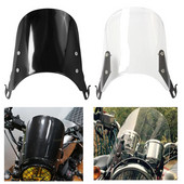 Deflector de vânt sport compact universal pentru motocicletă, parbriz 4-7 inchi, far pentru Yamaha Harley Honda KTM