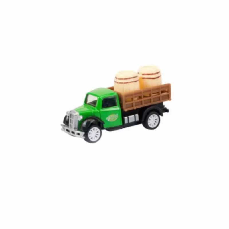 Играчка Камион, Метал/Пластмаса, Зелен, 11х5 см
