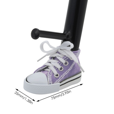 Motocikla sānu statīvs, radošais statīva vāciņš, mini apavu velosipēda pēdas balsts, motocikla statīvs 7,5 cm, dekoratīvs motociklu daļas