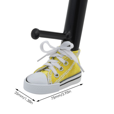 Motocikla sānu statīvs, radošais statīva vāciņš, mini apavu velosipēda pēdas balsts, motocikla statīvs 7,5 cm, dekoratīvs motociklu daļas