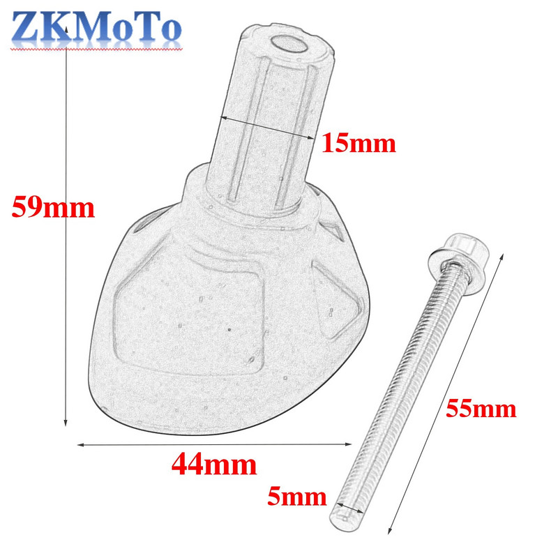 Mootorratta ABS-plastikust küljealuse jalaga aluse jalg KTM 125 200 250 300 350 450 500 530 XC EXC XCW XCF 2008-2021 jaoks