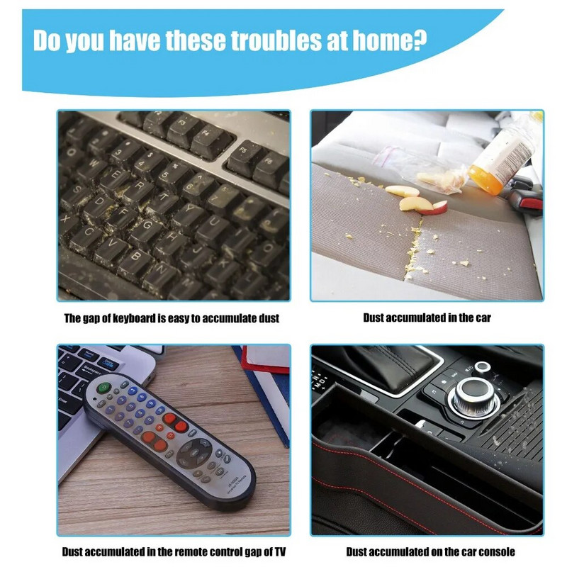 Automobilių valymo gelis Daugkartinio naudojimo automobilio salono valymo gelis, automatinio oro ventiliatoriaus salono detalių pašalinimo glaistas, valymo valiklis Automobilių priedai