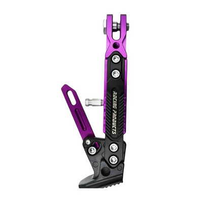 Suport lateral pentru motocicleta CNC Trepied lateral Aliaj de aluminiu Suport anti-alunecare Trepied reglabil Suport de parcare universal