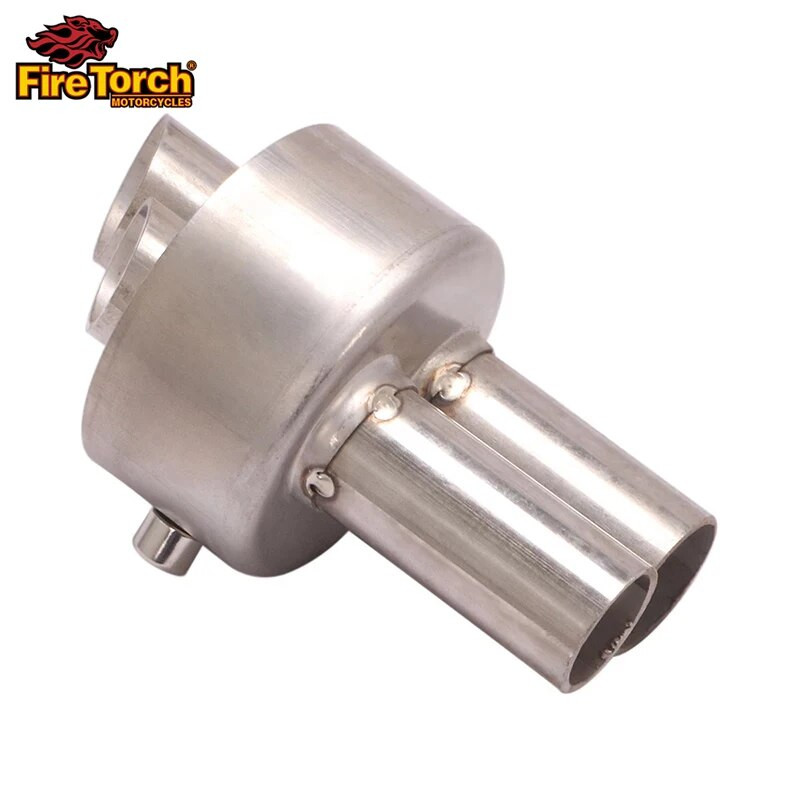 Mootorrattale 54,5 mm universaalne väljalaske summuti toru DB Killer eemaldatav summuti Vähendab müra helieemaldajat muudetud