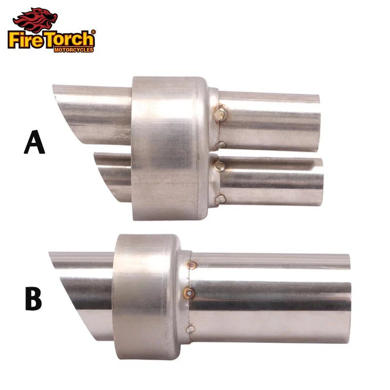 Mootorrattale 54,5 mm universaalne väljalaske summuti toru DB Killer eemaldatav summuti Vähendab müra helieemaldajat muudetud