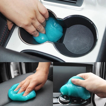 Car Dust Dirt Gel Slime Cleaning Magic Dust Remover Glue Αεραγωγός αυτοκινήτου Πληκτρολόγιο Dirt Cleaner Αξεσουάρ Auto Cleaning