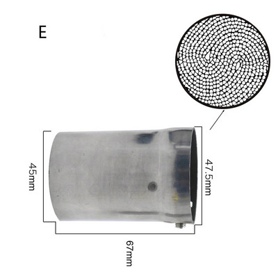 Alconstar mootorratta 51 mm 60 mm sisselaskeava väljalaske summuti reguleeritav DB Killer summuti müra heli eemaldaja eesmine katalüsaator