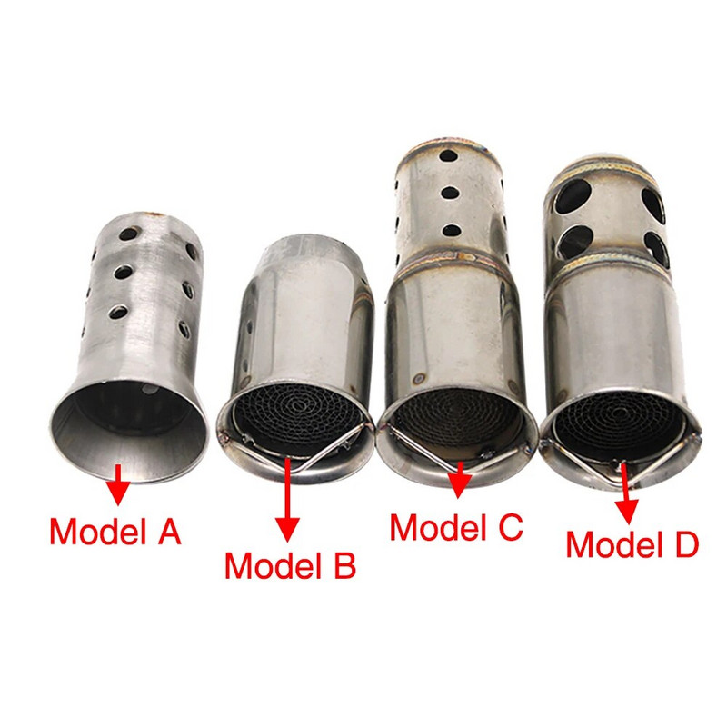 Alconstar mootorratta 51 mm 60 mm sisselaskeava väljalaske summuti reguleeritav DB Killer summuti müra heli eemaldaja eesmine katalüsaator