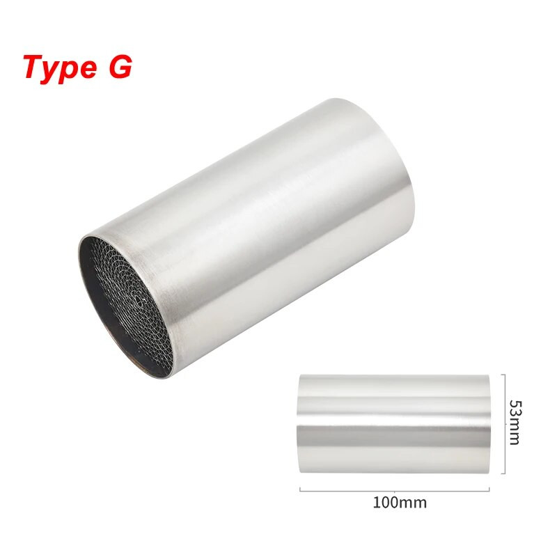 Καθολική εξάτμιση μοτοσικλέτας 35mm 42mm 48mm DB Killer Μείωση θορύβου Υψηλή ροπή σε χαμηλή ταχύτητα Επεξεργασία καθαρισμού αερίου