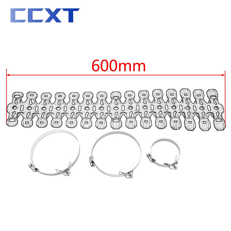 60cm väljalaskekilbi summuti torukaitse katte soojuskaitse YAMAHA YZ125 YZ250 2005-2023 jaoks SHERCO SE250 SE300 2014-2023 jaoks