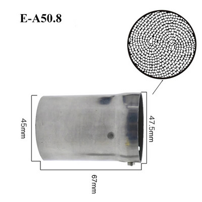 ZSDTRP 50,8 mm 60 mm mootorratta universaalne esikatalüsaator DB Killer eemaldatav summuti mootorratta väljalaske summuti jaoks
