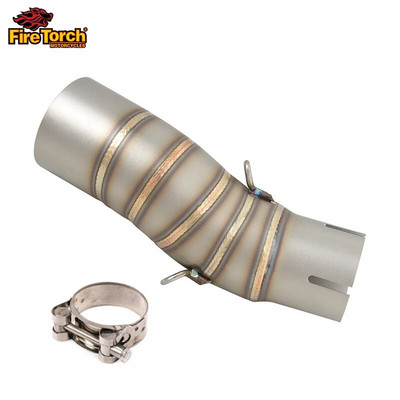 Slip On jaoks CFMOTO 450SR 450 NK SR 2022 2023 Mootorratta väljalasketoru Roostevabast terasest summuti Escape Moto Modify 51mm keskmine ühendustoru