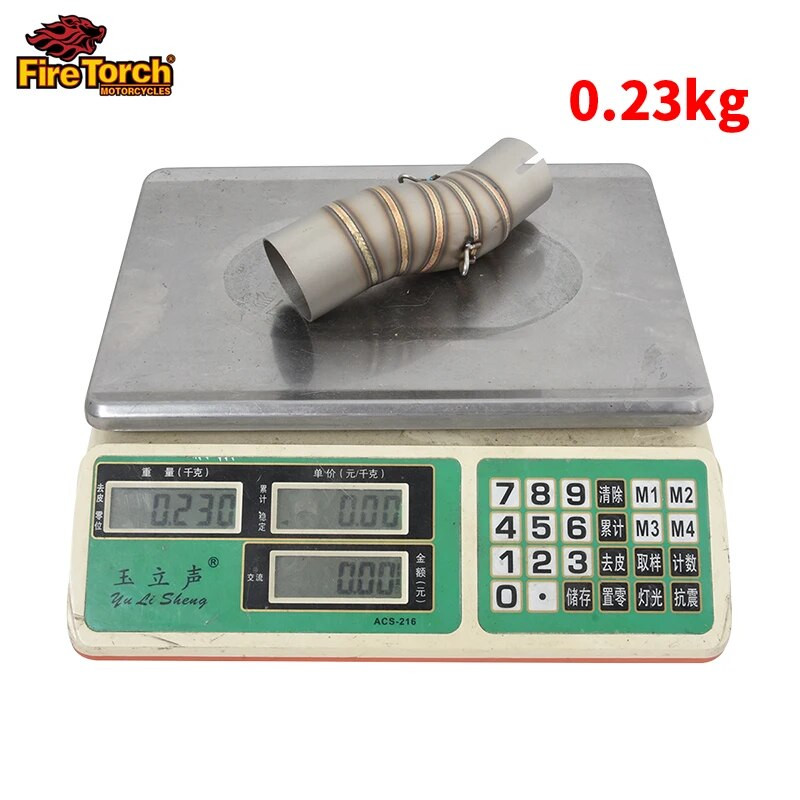 Slip On jaoks CFMOTO 450SR 450 NK SR 2022 2023 Mootorratta väljalasketoru Roostevabast terasest summuti Escape Moto Modify 51mm keskmine ühendustoru