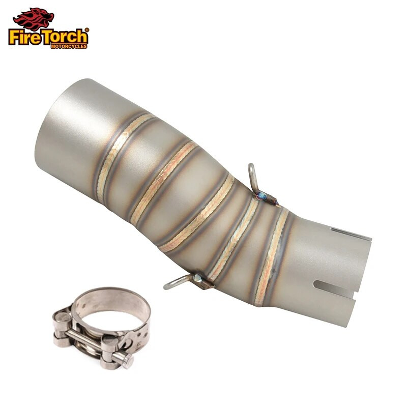 Slip On jaoks CFMOTO 450SR 450 NK SR 2022 2023 Mootorratta väljalasketoru Roostevabast terasest summuti Escape Moto Modify 51mm keskmine ühendustoru