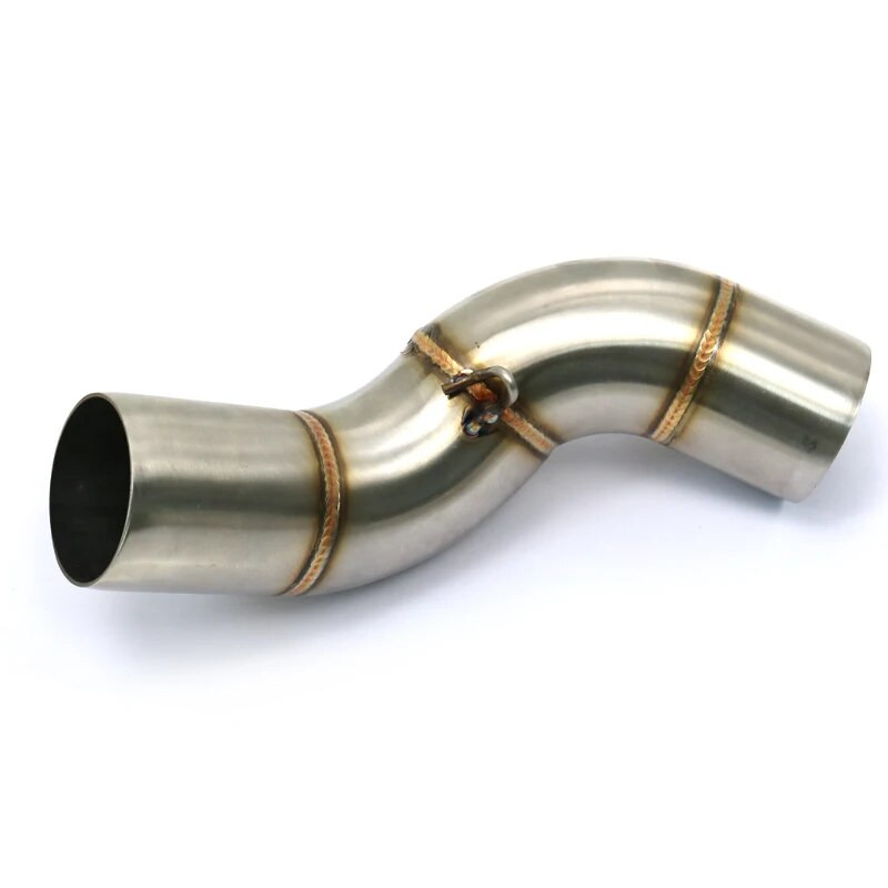 Kawasaki z900 jaoks 2017-2021 z900 väljalasketoru 51 mm väljalasketoru keskmine toru Mootorratta väljalaskesüsteemi väljalasketoru Modifitseeri z900 Kawasaki