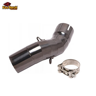 Libistage Kawasaki Z900 A2 Z900e 2017-2023 mootorratta väljalaske summuti Escape Moto Modiifed roostevaba keskmise keskmise ühendustoru jaoks