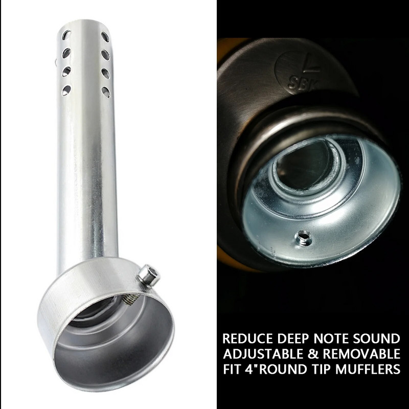 Mootorratta väljalaske summuti reguleeritav DB Killer summuti mürasummuti, universaalne kroom 48mm