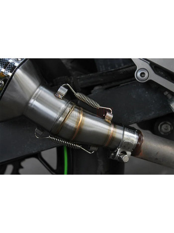 Για YAMAHA YZF YZF-R25 YZF-R3 R25 MT03 R3 MT-03 Μοτοσικλέτα Dirt Bike Racing Escape Motorcycle Exhaust Modified Middle Link Pipe