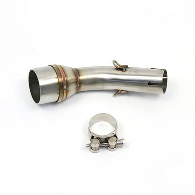 Paredzēts YAMAHA YZF YZF-R25 YZF-R3 R25 MT03 R3 MT-03 Motociklu Dirt Bike Racing Escape Motocikla izplūdes gāzu modificēta vidējā savienojuma caurule