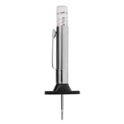 Krāsu automašīnas riepu riepas dziļuma mērītājs digitālā mērīšanas pildspalva Automātiskā biezuma raksta lineāls 25 MM protektora zīmes mērīšanas rīks