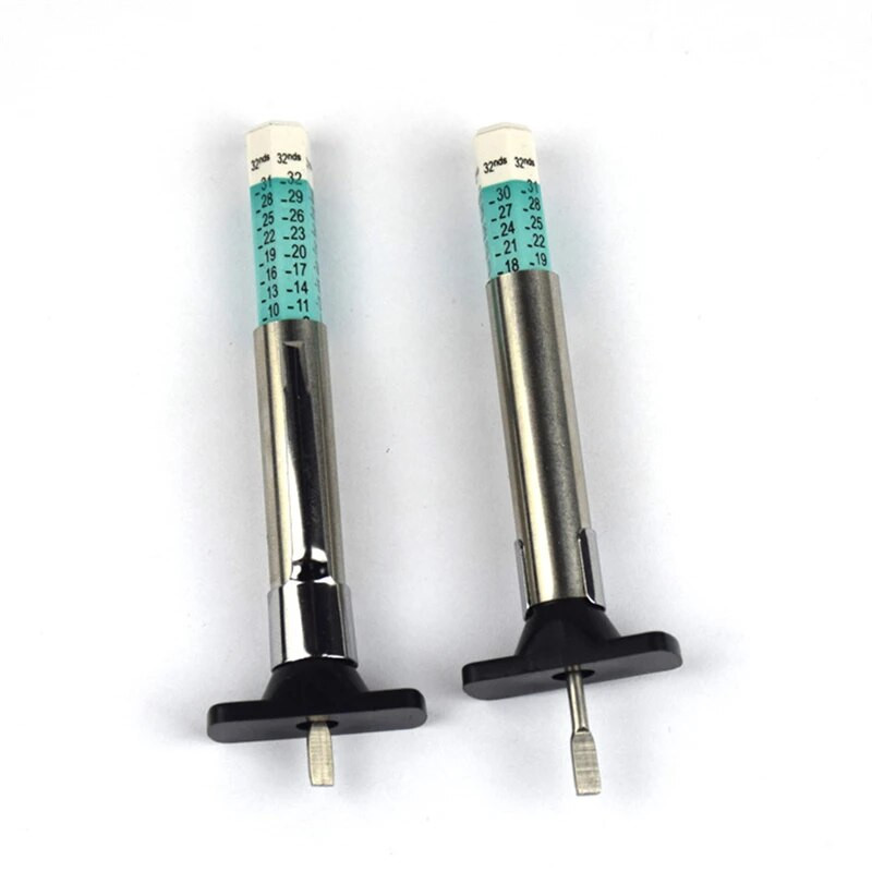 Έγχρωμο ελαστικό αυτοκινήτου Μετρητής βάθους ελαστικού αυτοκινήτου Ψηφιακό στυλό μέτρησης Χάρακας μοτίβου αυτόματου πάχους 25mm Εργαλείο μέτρησης σημάδι πέλματος