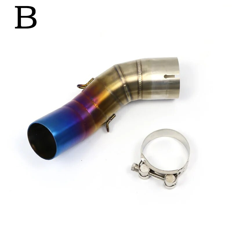 Για Kawasaki Z900 2017 2018 2019 Σύστημα εξάτμισης μοτοσικλέτας 51 mm εξάτμιση Pipe z900 εξάτμιση Middle Link Pipe