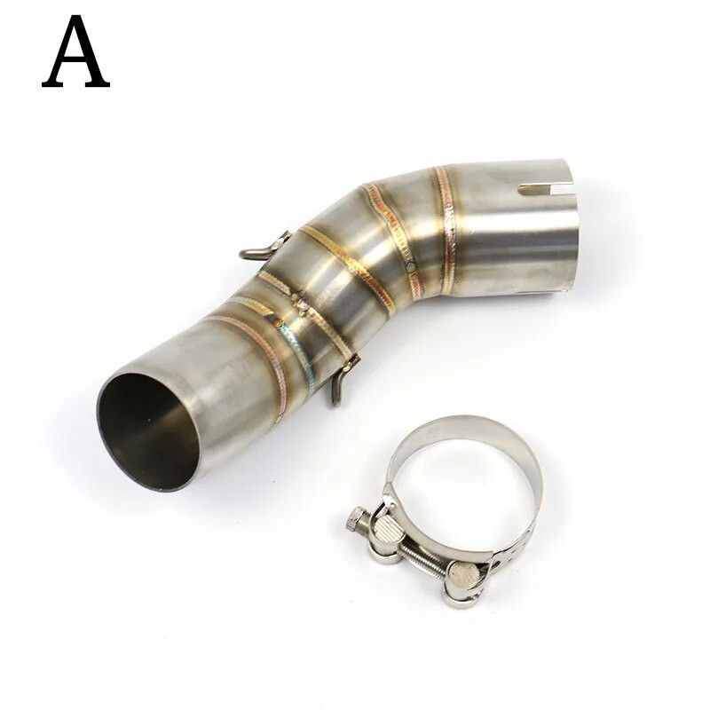 Για Kawasaki Z900 2017 2018 2019 Σύστημα εξάτμισης μοτοσικλέτας 51 mm εξάτμιση Pipe z900 εξάτμιση Middle Link Pipe