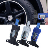 Digitālais automašīnu riepu riepu protektora dziļuma mērītājs Auto riepu nodiluma noteikšanas mērīšanas rīks suporta biezuma mērītāji Protektora dziļuma mērītājs