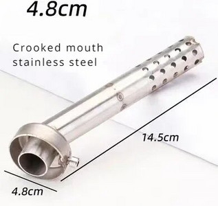 Universāls priekšējais vidusdaļas katalizators DB Killer motocikla izplūdes gāzu trokšņa slāpētāja trokšņa slāpētājam