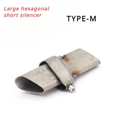 Universāls priekšējais vidusdaļas katalizators DB Killer motocikla izplūdes gāzu trokšņa slāpētāja trokšņa slāpētājam