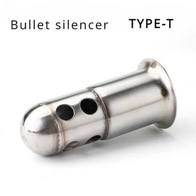 Universāls priekšējais vidusdaļas katalizators DB Killer motocikla izplūdes gāzu trokšņa slāpētāja trokšņa slāpētājam