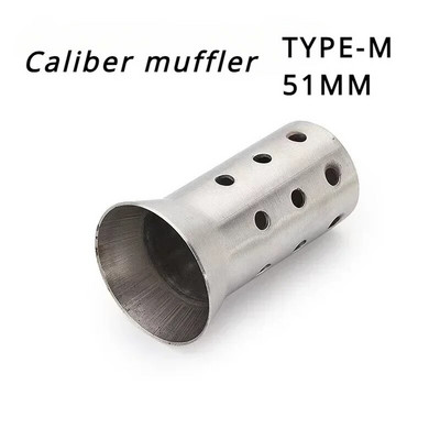 Universāls priekšējais vidusdaļas katalizators DB Killer motocikla izplūdes gāzu trokšņa slāpētāja trokšņa slāpētājam