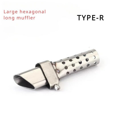 Universāls priekšējais vidusdaļas katalizators DB Killer motocikla izplūdes gāzu trokšņa slāpētāja trokšņa slāpētājam