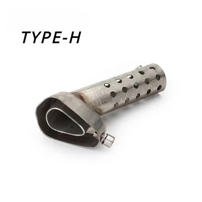 Universāls priekšējais vidusdaļas katalizators DB Killer motocikla izplūdes gāzu trokšņa slāpētāja trokšņa slāpētājam