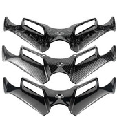 Μοτοσικλέτα Winglet Aerodynamic Wing Spoiler ForKawasaki For Ninja 300/ 250 EX300 2013-2017 για αξεσουάρ μοτοσυκλετών