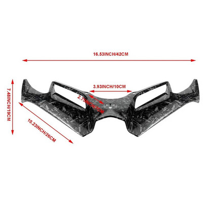 Μοτοσικλέτα Winglet Aerodynamic Wing Spoiler ForKawasaki For Ninja 300/ 250 EX300 2013-2017 για αξεσουάρ μοτοσυκλετών