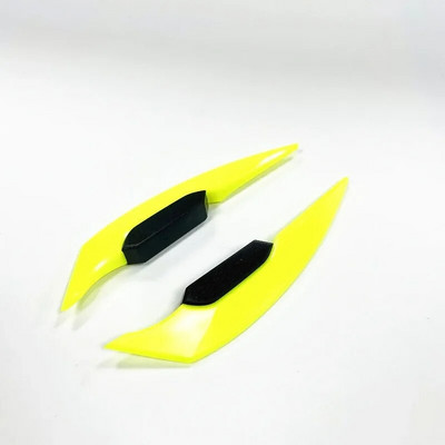 1 pāris universālā motocikla spārna aerodinamiskā spoilera dinamiskā spārna ar lipīgu dekorācijas uzlīmi motocikla skrejritenim