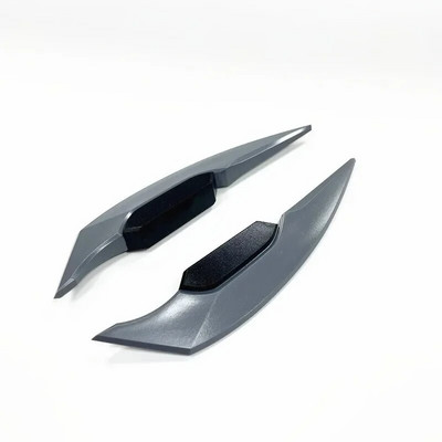 1 pāris universālā motocikla spārna aerodinamiskā spoilera dinamiskā spārna ar lipīgu dekorācijas uzlīmi motocikla skrejritenim