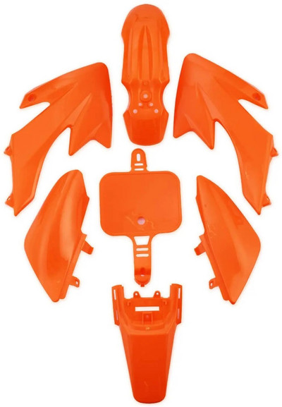 Moto plastikust poritiiba kattekomplekti plastikust kere poritiiba komplekt Honda XR50 CRF500 50/70/90/110/125CC Pit Dirt Bike katte Moto jaoks