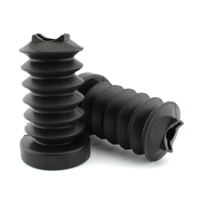 Melns gumijas aizmugurējās dakšas pārsega amortizatora pārsegs Harley Touring Street Electra Glide Road King 97-13 motociklu daļām