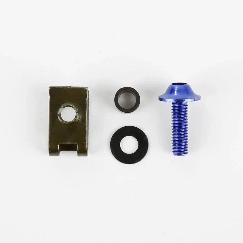 Universaalne 10 tk/SET mootorratta korpuse kruvi 5 mm M5 alumiiniumkatte poldid kinnitusklambrid kruvi vedrumutrid mootorratta tarvikud