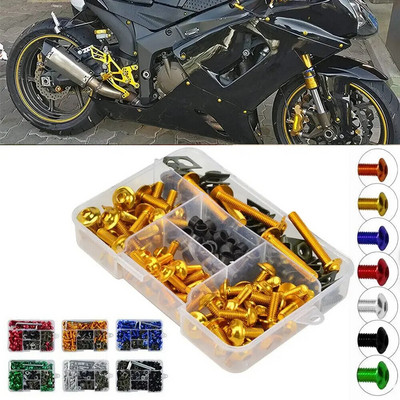 177PCS Комплект болтове за обтекател CNC винтове Гайка за Honda CBR600RR CBR900RR CBR929RR CBR1000RR CBR 600RR 900RR 929RR 1000RR 600