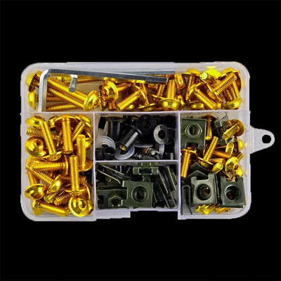 177PCS Комплект болтове за обтекател CNC винтове Гайка за Honda CBR600RR CBR900RR CBR929RR CBR1000RR CBR 600RR 900RR 929RR 1000RR 600
