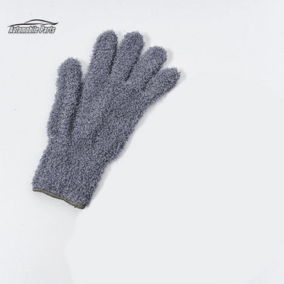 Praonica automobila Rukavice za uklanjanje prašine od mikrovlakana Rukavice od koraljnog flisa Čiste rukavice za kućanske poslove s pet prstiju koje upijaju vodu za suhu kosu